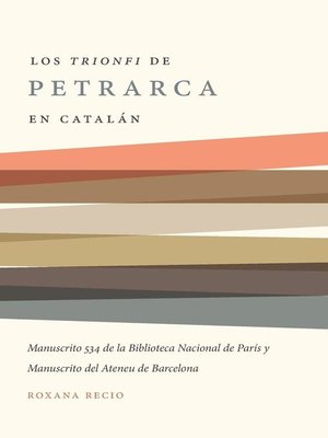 cover image of Los 'Trionfi' de Petrarca comentados en catalán